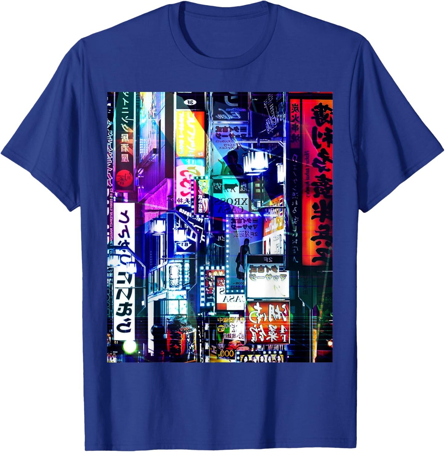 Shibuya Tokyo night Japan trip T-Shirt - T-Shirt | Royal