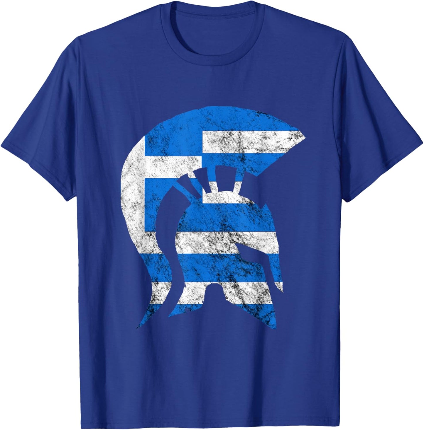 Greek Spartan Gladiators Helmet Greece Sparta T-Shirt - T-Shirt | Royal