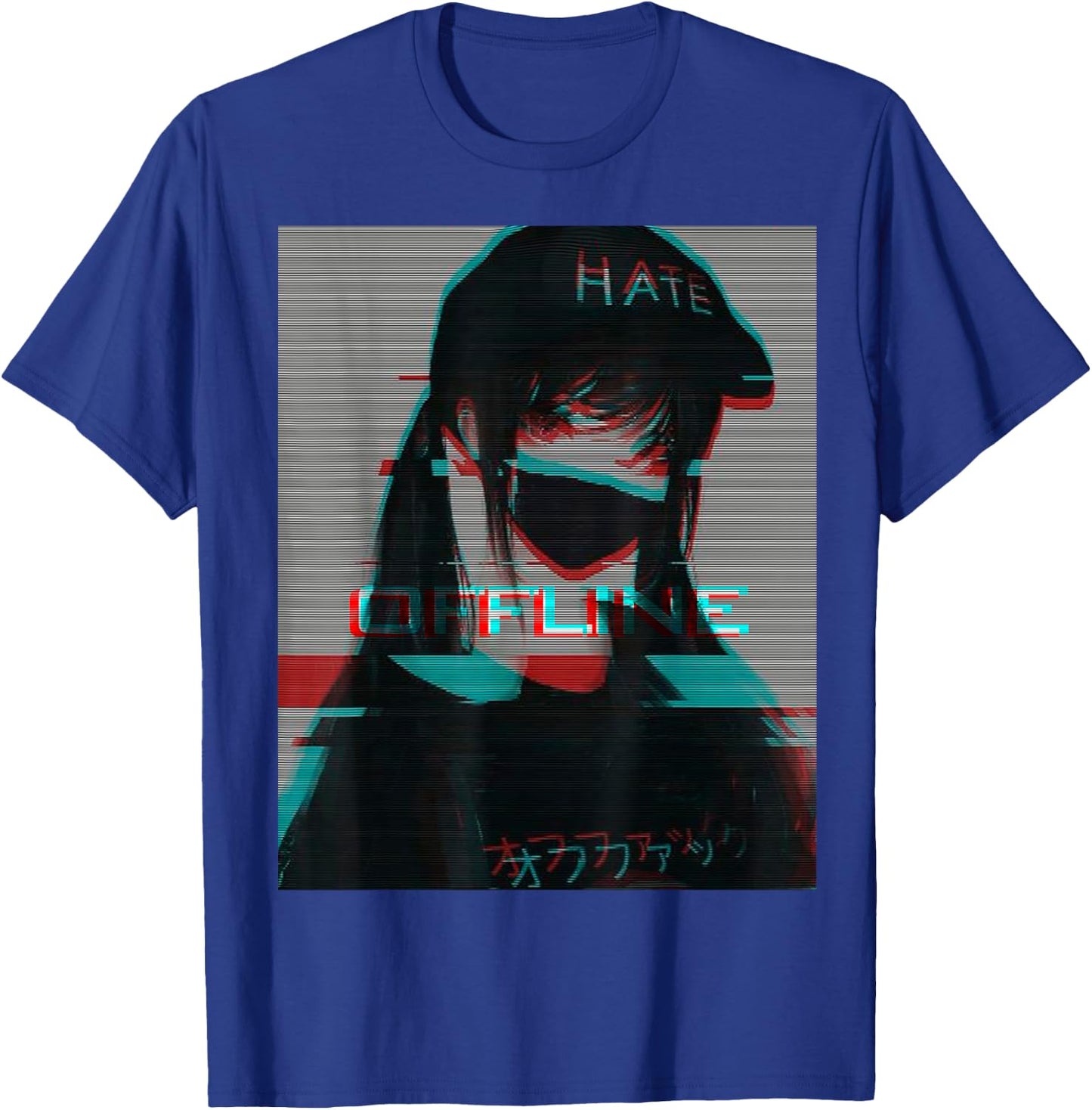 Aesthetic Vaporwave Japanese Futurism Anime Retro Hentai T-Shirt - T-Shirt | Royal