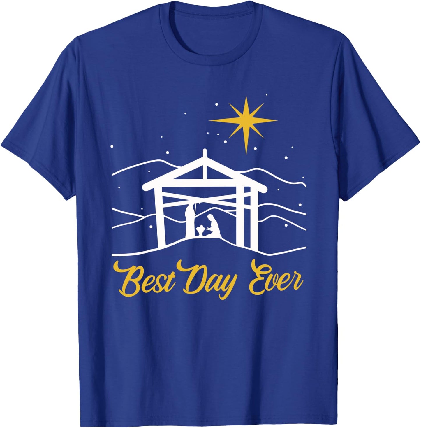 True Story Christmas Jesus Nativity gift, Christian gift T-Shirt - T-Shirt | Royal