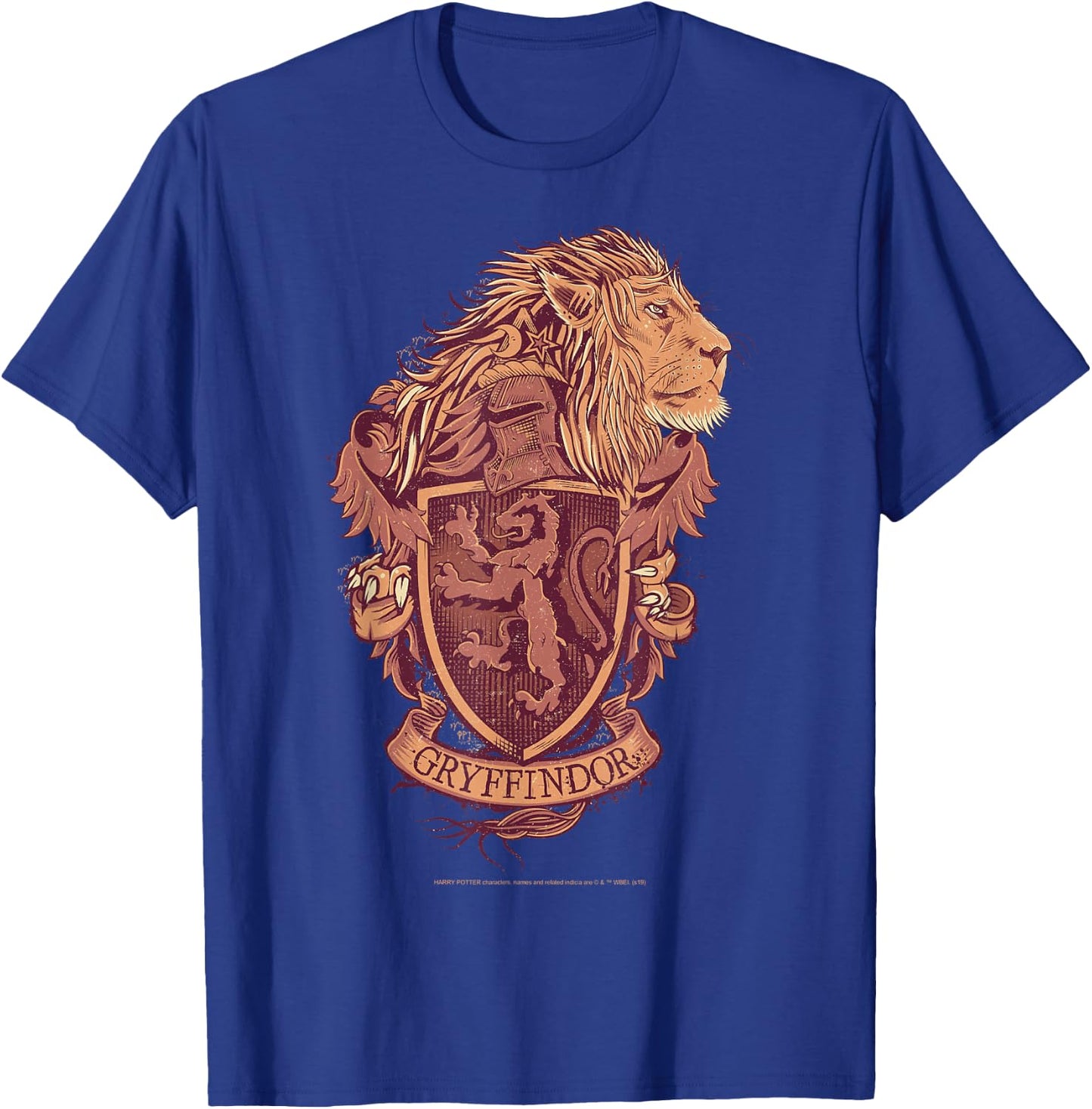 Harry Potter Gryffindor Detailed Crest T-Shirt - T-Shirt | Royal