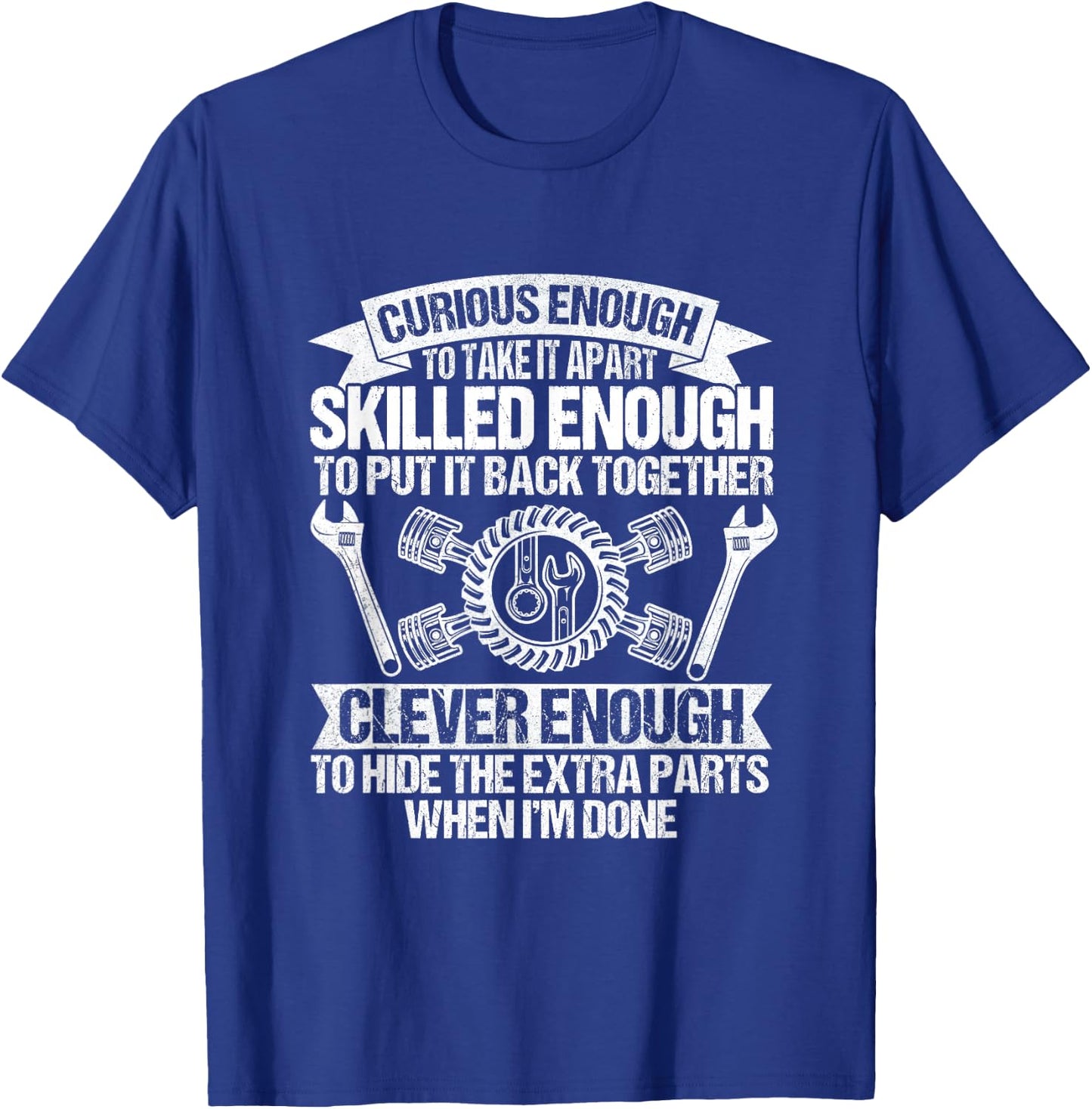 Cute Mechanic Boys Motorcycle Auto Mechanic Garage T-Shirt - T-Shirt | Royal
