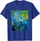 Black Cat Monets Waterlily Painting Art Cat Lover T-Shirt - T-Shirt | Royal
