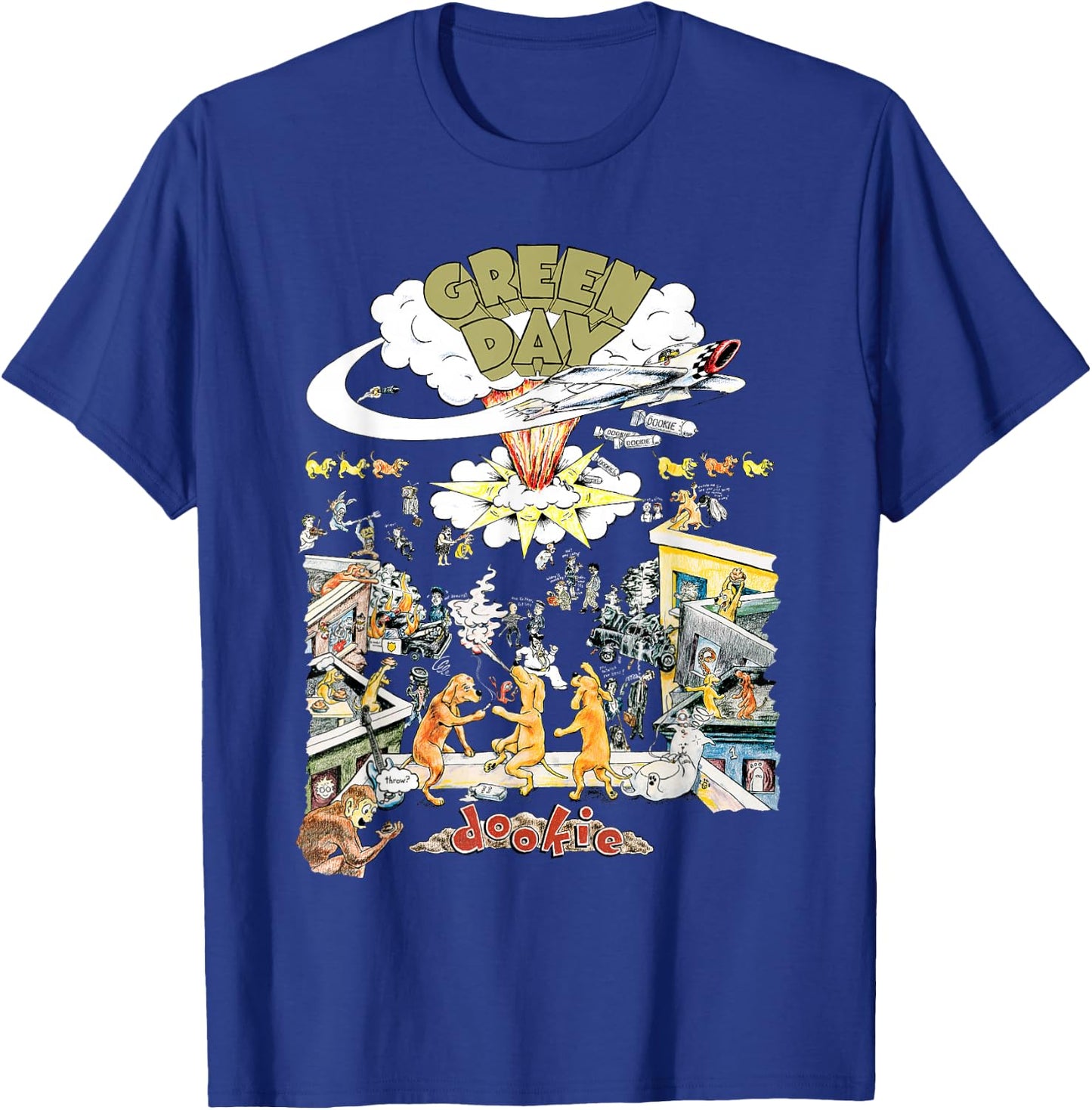 Green Day Dookie Scene T-Shirt - T-Shirt | Royal