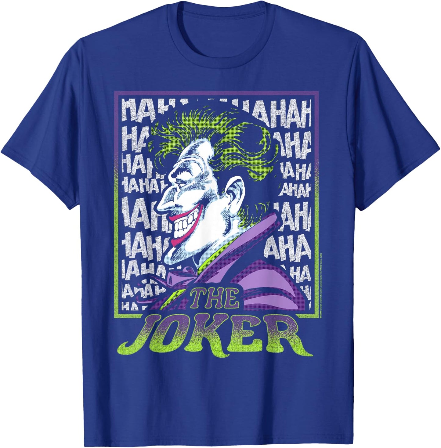 DC Comics Batman Joker Profile T-Shirt - T-Shirt | Royal