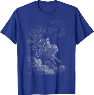 Gustave Doré - Death On The Pale Horse - Grim Reaper - 1865 T-Shirt - T-Shirt | Royal