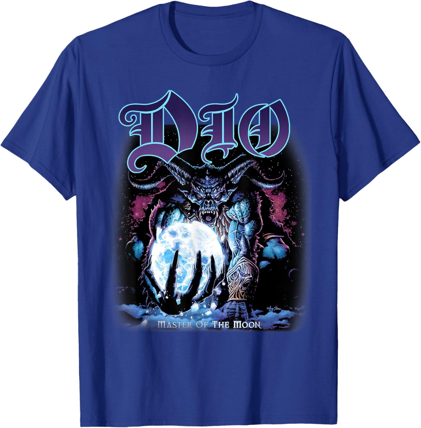 Dio – Master Of The Moon On Grey T-Shirt - T-Shirt | Royal