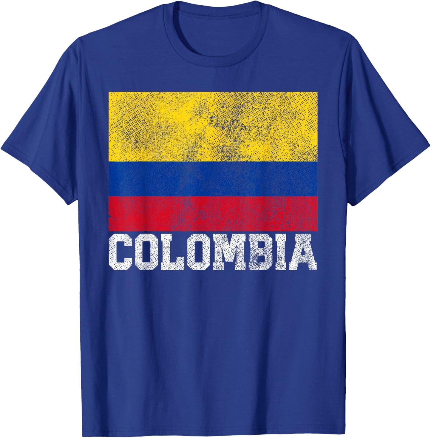 Colombian Colombia Flag Family Pride Country Men Women Gift T-Shirt - T-Shirt | Royal