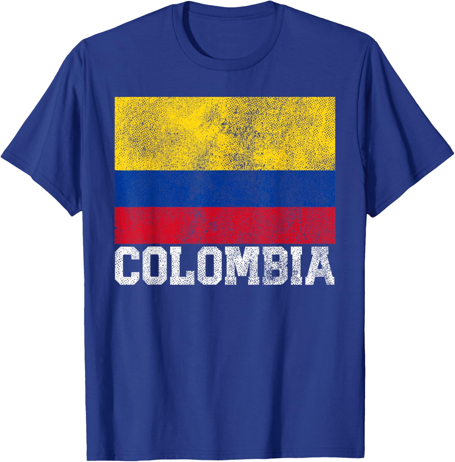 Colombian Colombia Flag Family Pride Country Men Women Gift T-Shirt - T-Shirt | Royal