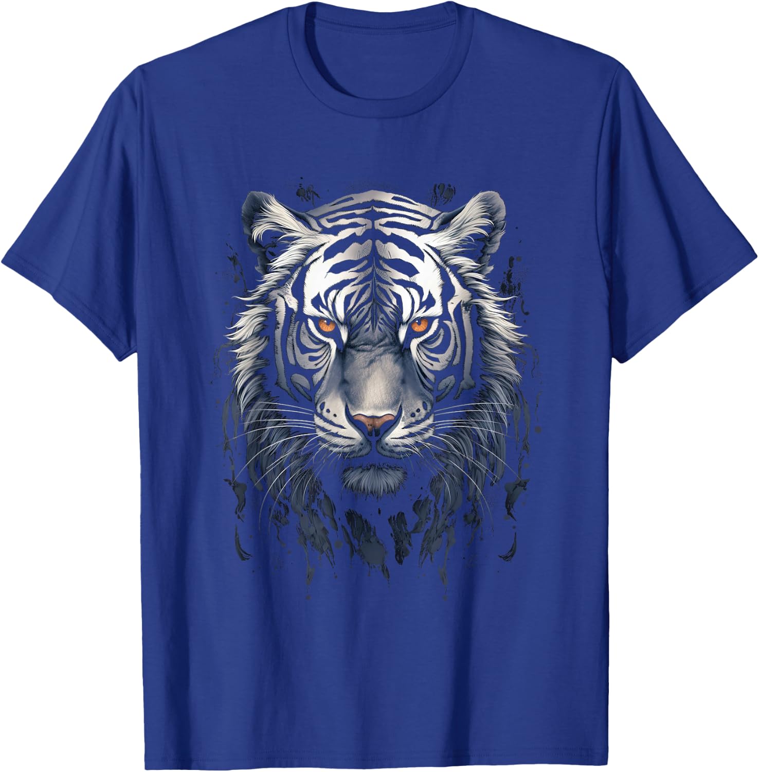 White Tiger Iconic Bengal Sumatran Tigers Wildlife T-Shirt - T-Shirt | Royal