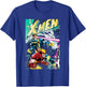 Marvel X-Men Wolverine & Cyclops Fighting Side by Side V2 T-Shirt - T-Shirt | Royal