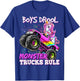 Boys Drool Monster Trucks Rule Unicorn Monster Truck Girl T-Shirt - T-Shirt | Royal