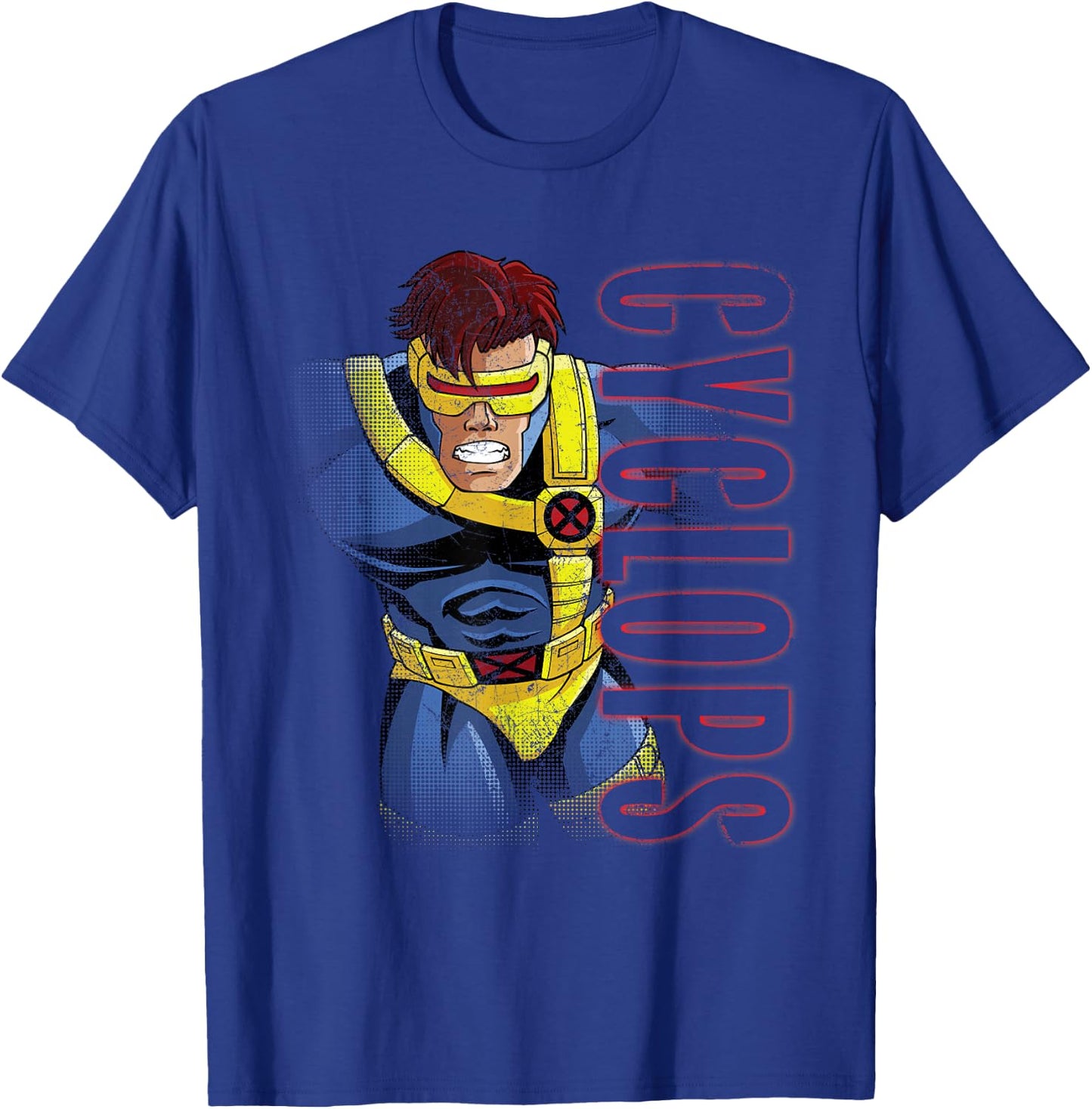 Marvel X-Men Cyclops 90s T-Shirt - T-Shirt | Royal