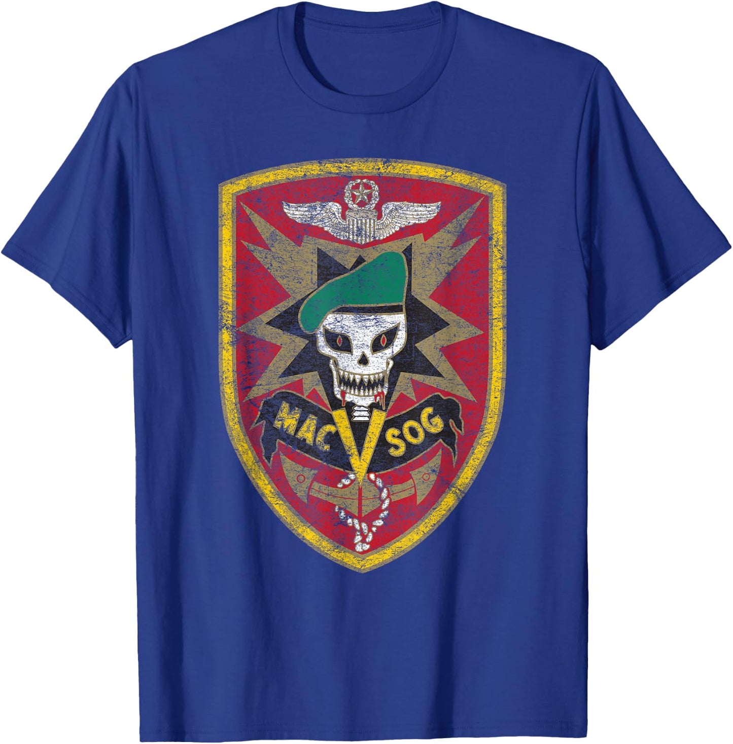 American Marauder: MACV-SOG Insignia T-Shirt - T-Shirt | Royal
