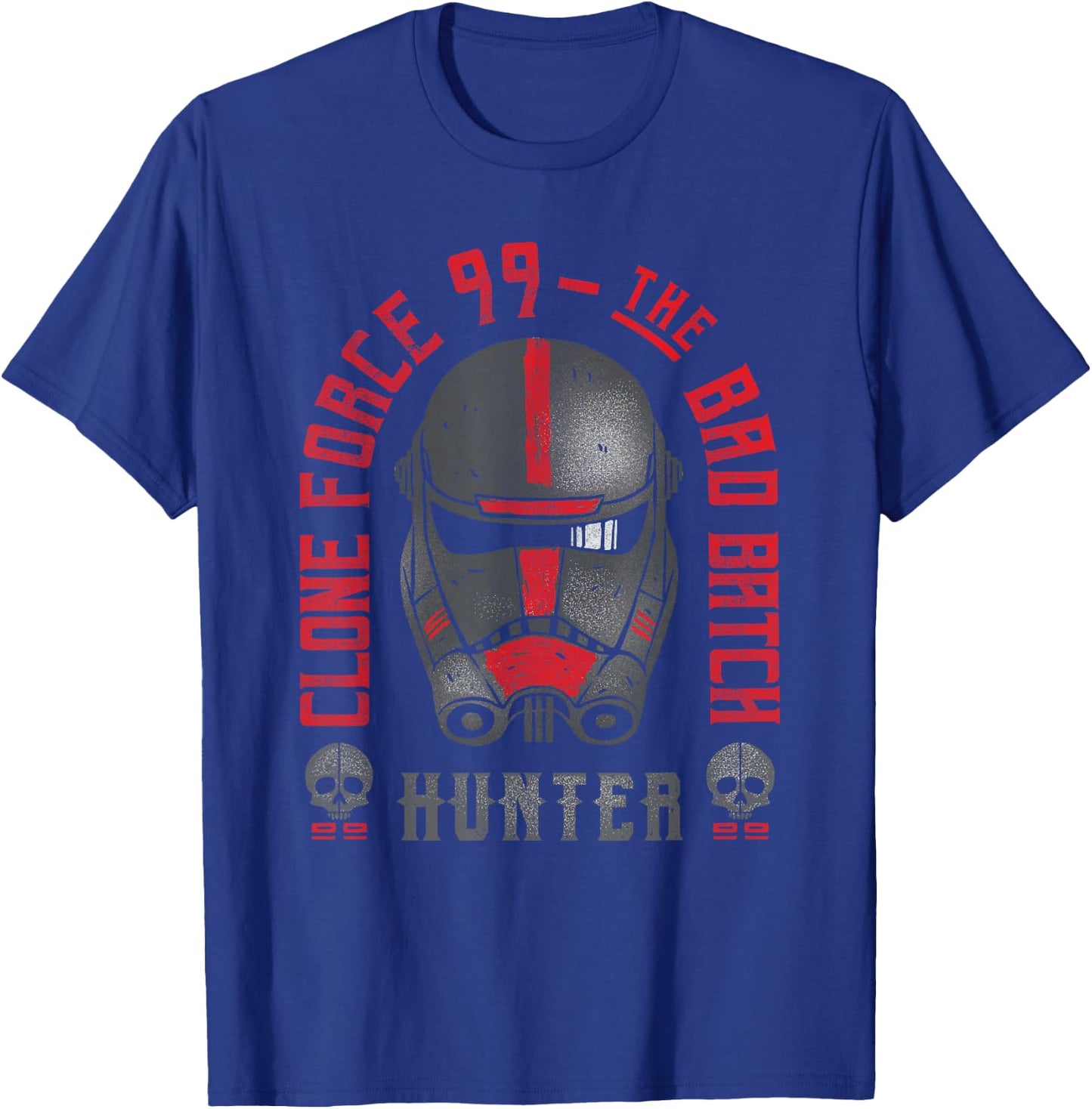 Star Wars: The Bad Batch Hunter Clone Force 99 Logo T-Shirt - T-Shirt | Royal