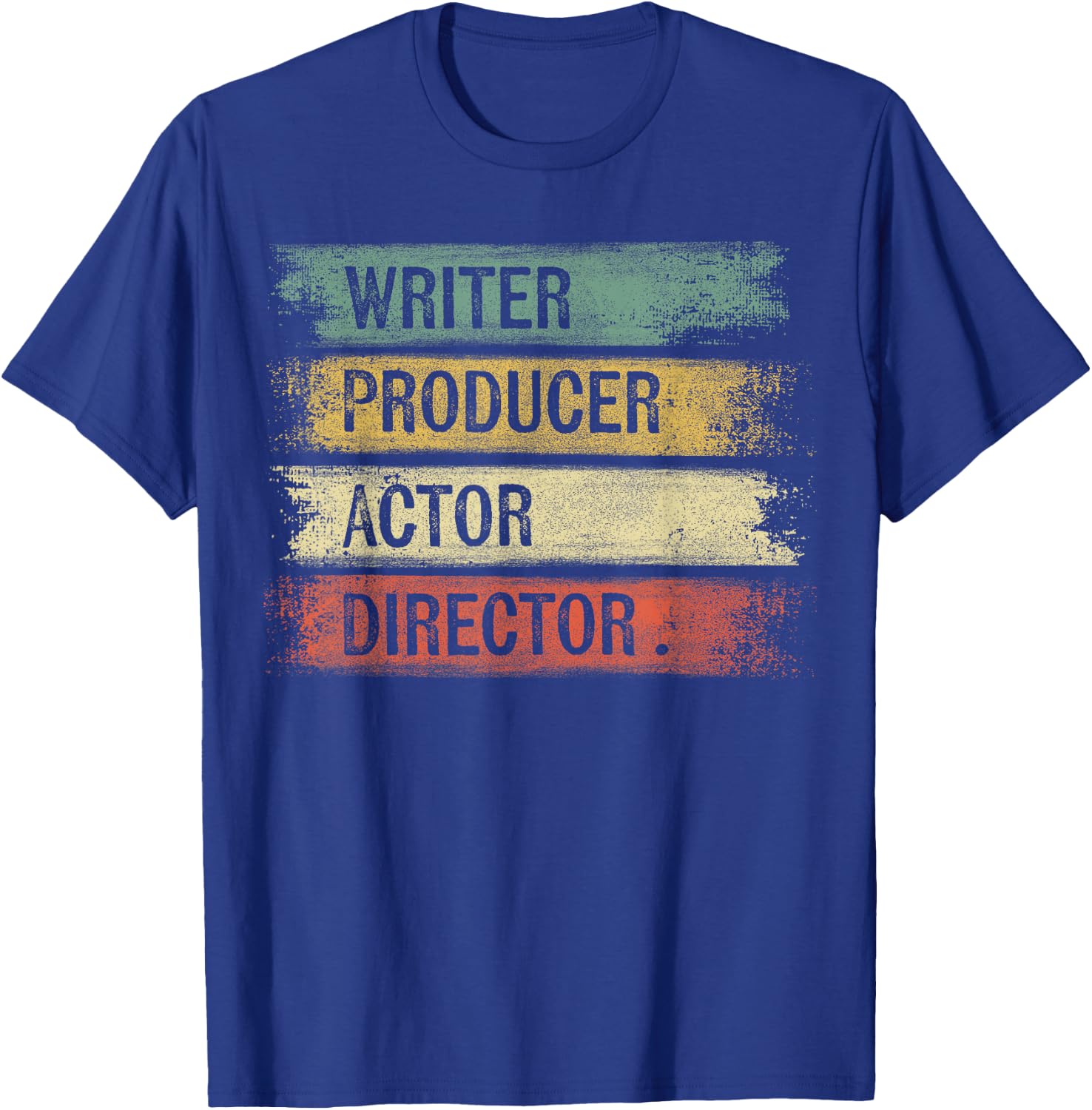 Writer Producer Actor Director Filmmaker Gifts Movie Theater T-Shirt - T-Shirt | Royal