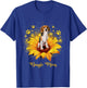 Beagle Mom Sunflower with Dog Paw Mother's Day T-Shirt - T-Shirt | Royal