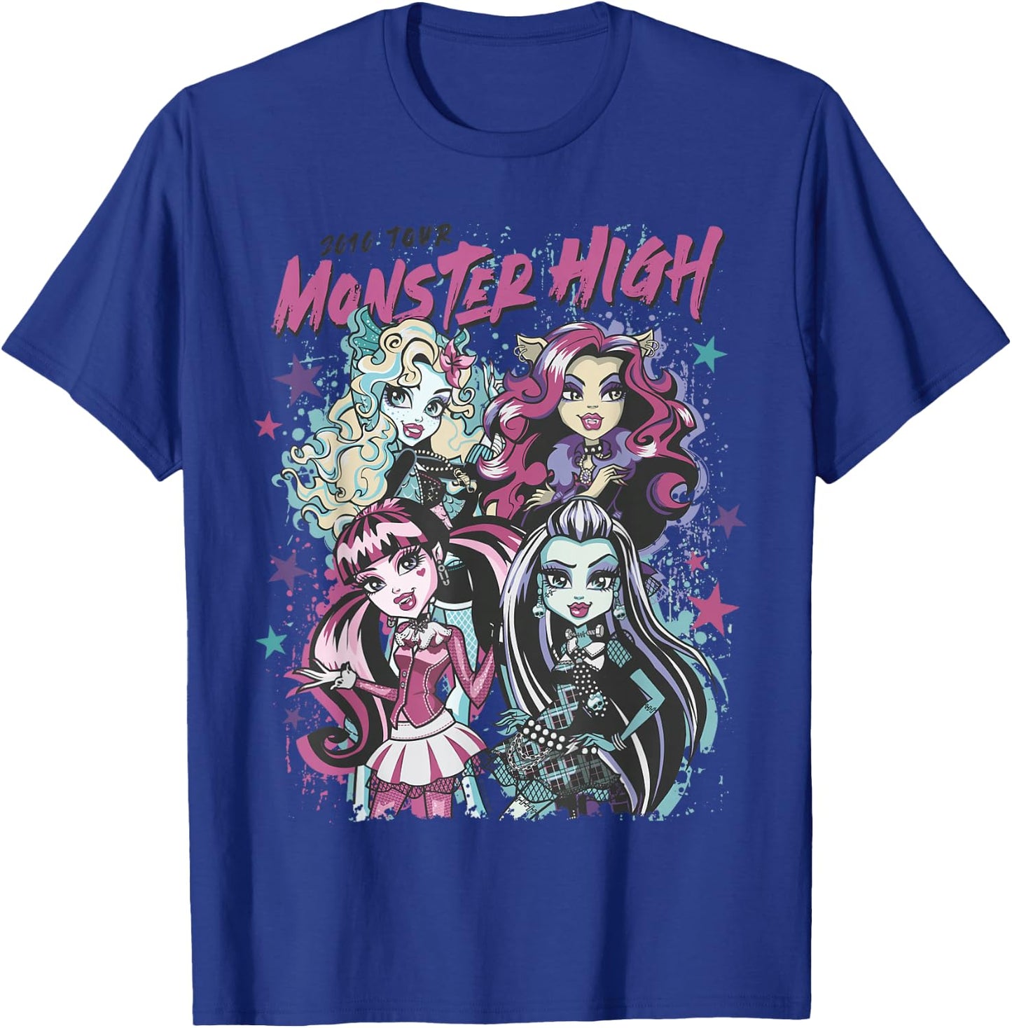 Graduates of Monster High - Draculaura Frankie Lagoona Clawdeen T-Shirt - T-Shirt | Royal