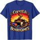 Coffee and Board Games Board Game Night T-Shirt - T-Shirt | Royal