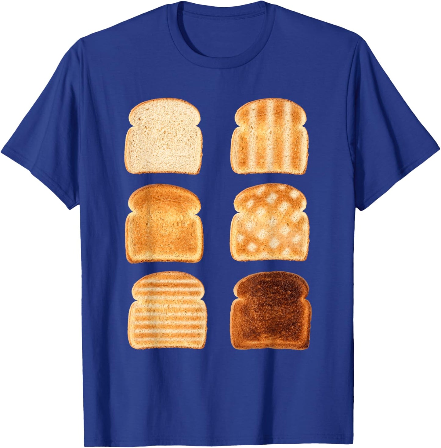 Toast Types I Bread Toast Toaster Breakfast T-Shirt - T-Shirt | Royal