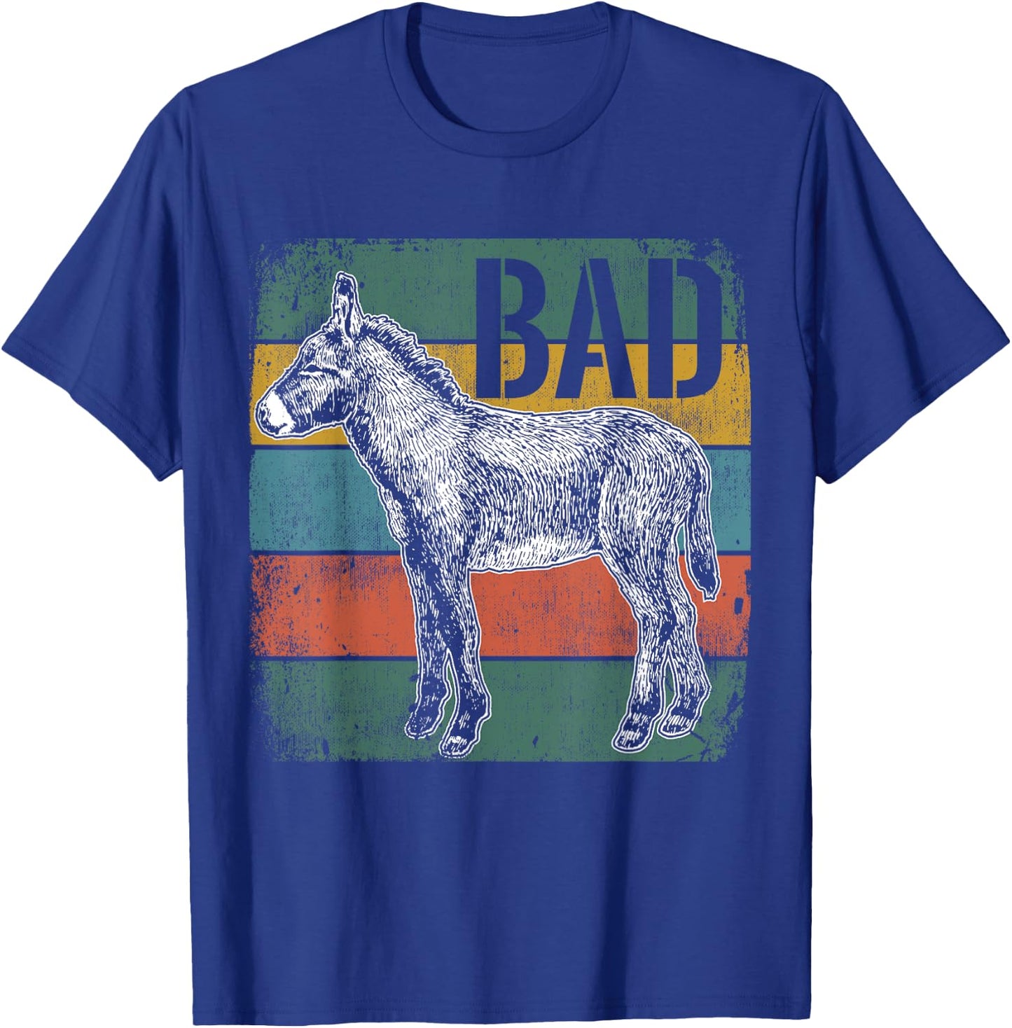 Bad Ass Badass Donkey Cool Cute Donkeys Meme T-Shirt - T-Shirt | Royal