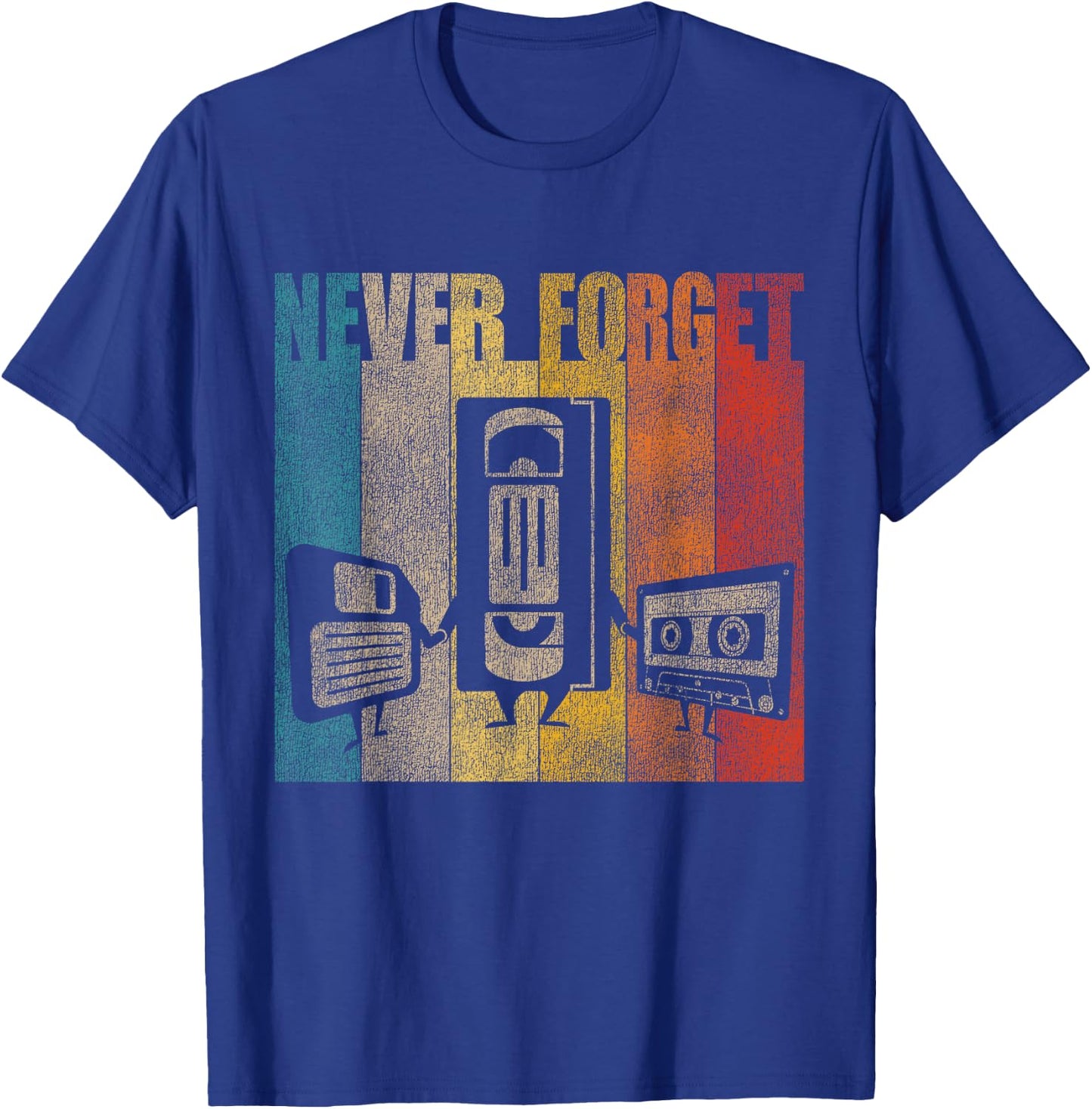 Lustig nie vergessen floppy disk VHS and cassettes T-Shirt - T-Shirt | Royal