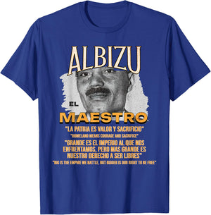 Pedro Albizu Campos El Maestro Puerto Rico Independence T-Shirt - T-Shirt | Royal