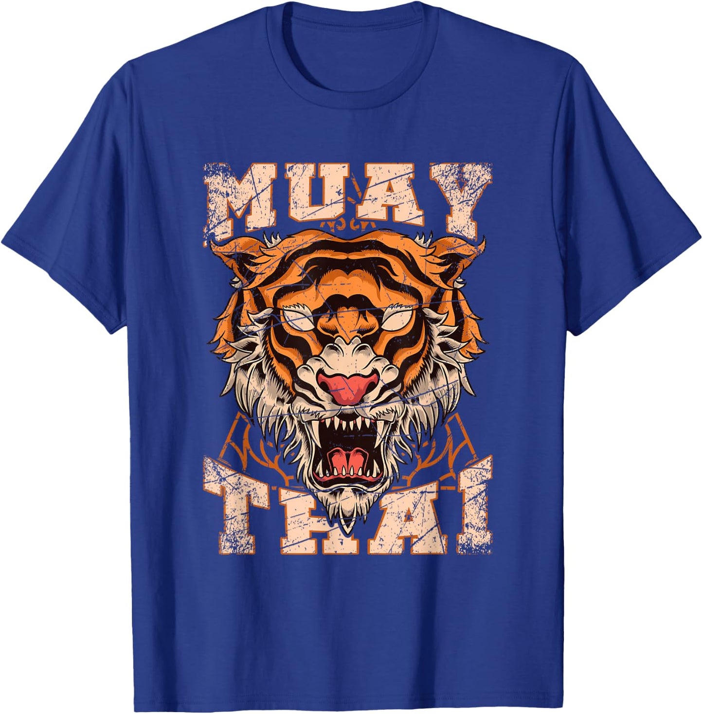 Tiger Asia Ninja Gift Muay Thai T-Shirt - T-Shirt | Royal