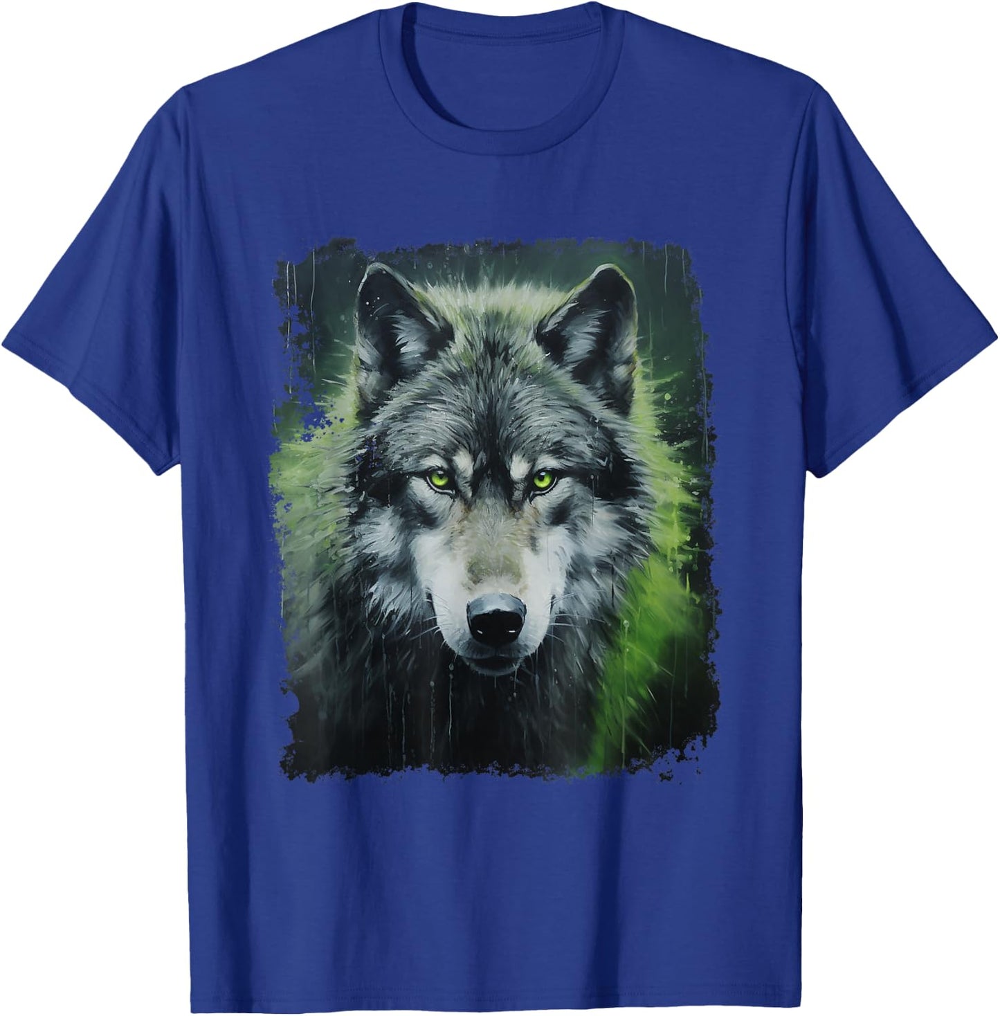 Wolf Green T-Shirt - T-Shirt | Royal