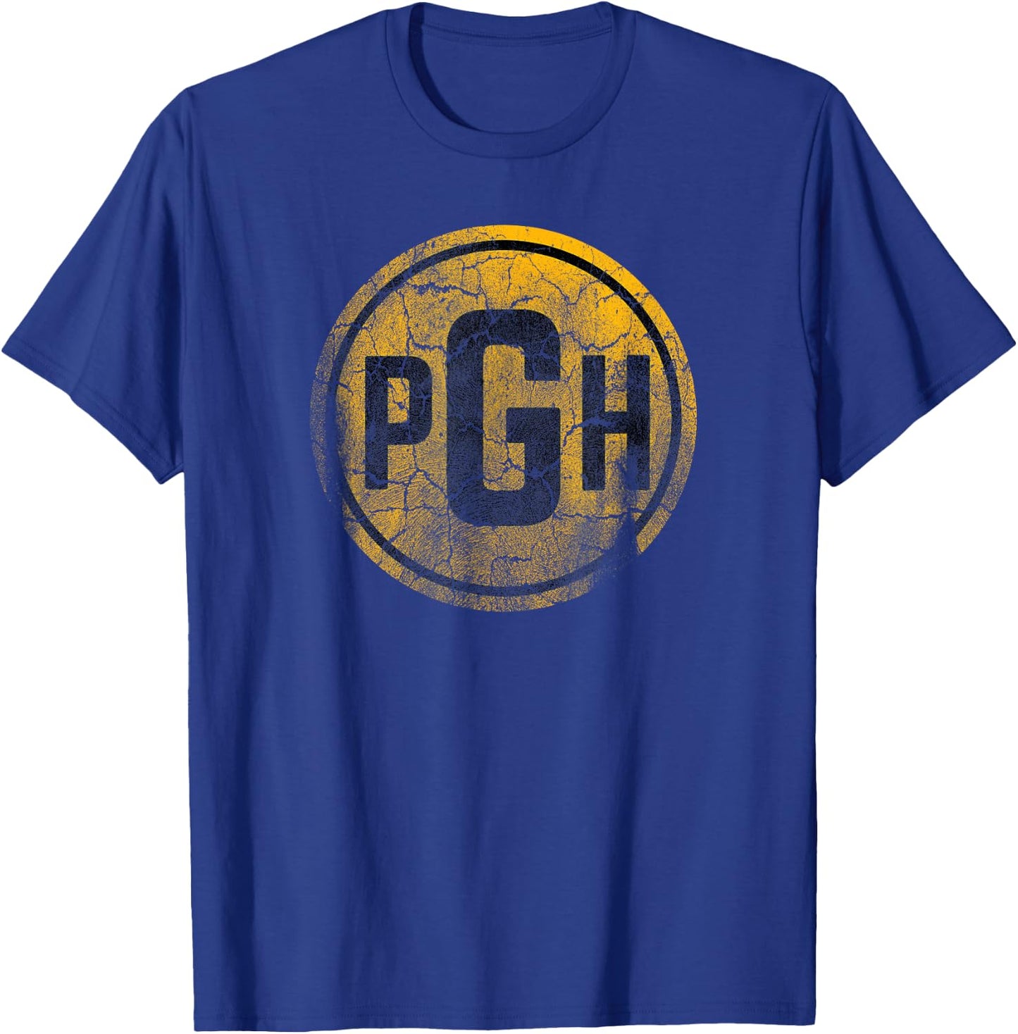 Pittsburgh PGH Steel City Pride Vintage T-Shirt - T-Shirt | Royal