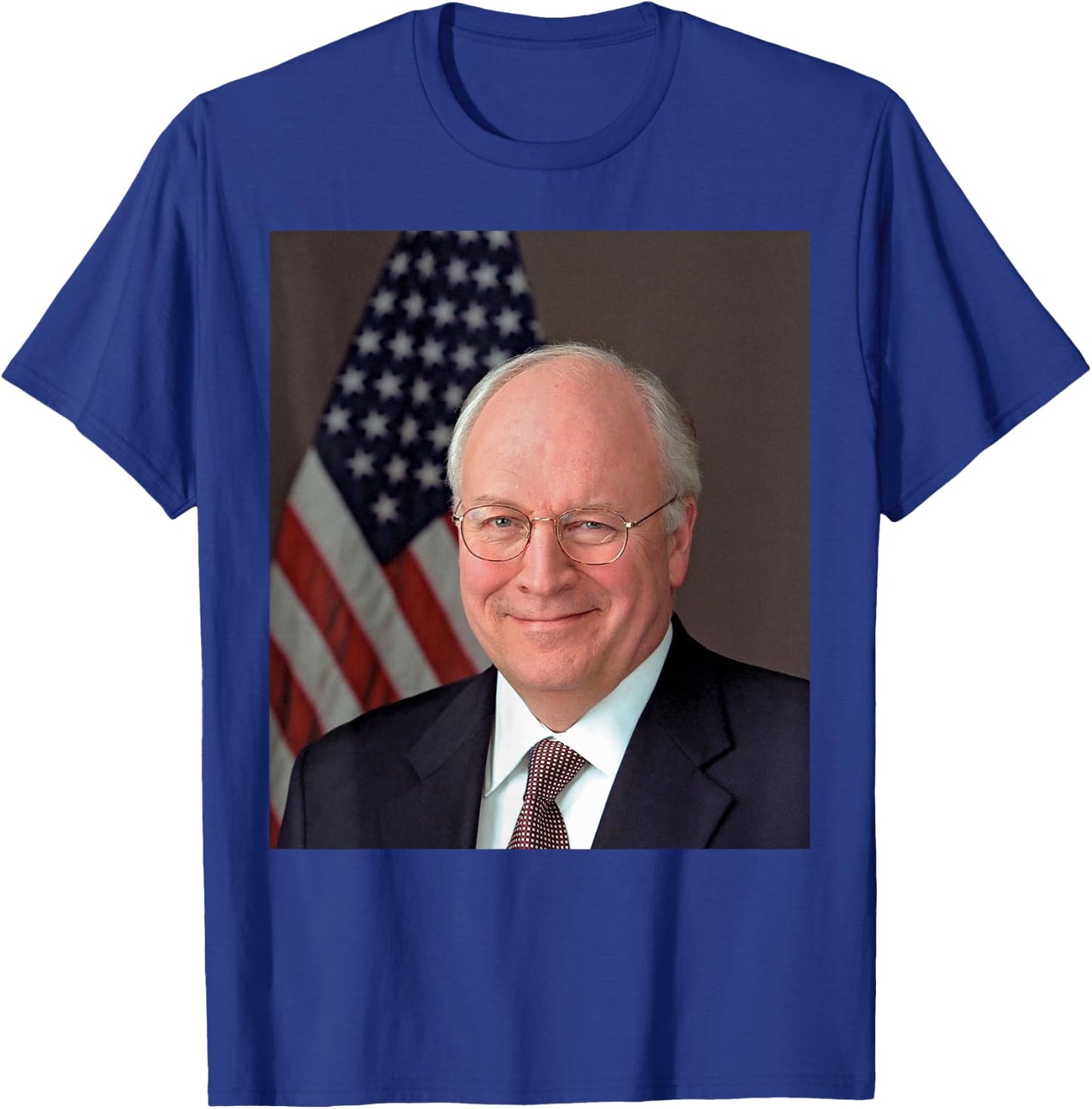 Dick Cheney American Flag Men T-Shirt - T-Shirt | Royal