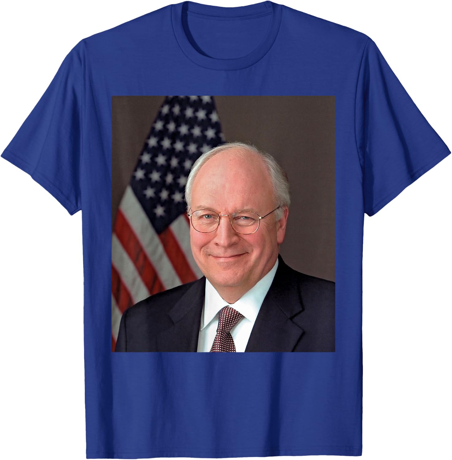 Dick Cheney American Flag Men T-Shirt - T-Shirt | Royal