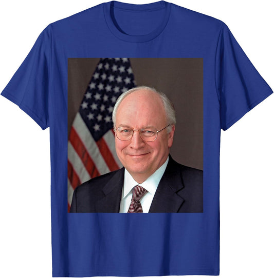 Dick Cheney American Flag Men T-Shirt - T-Shirt | Royal