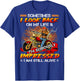 Sometimes I Look Back On My Life I'm Seriously Old Biker T-Shirt - T-Shirt | Royal