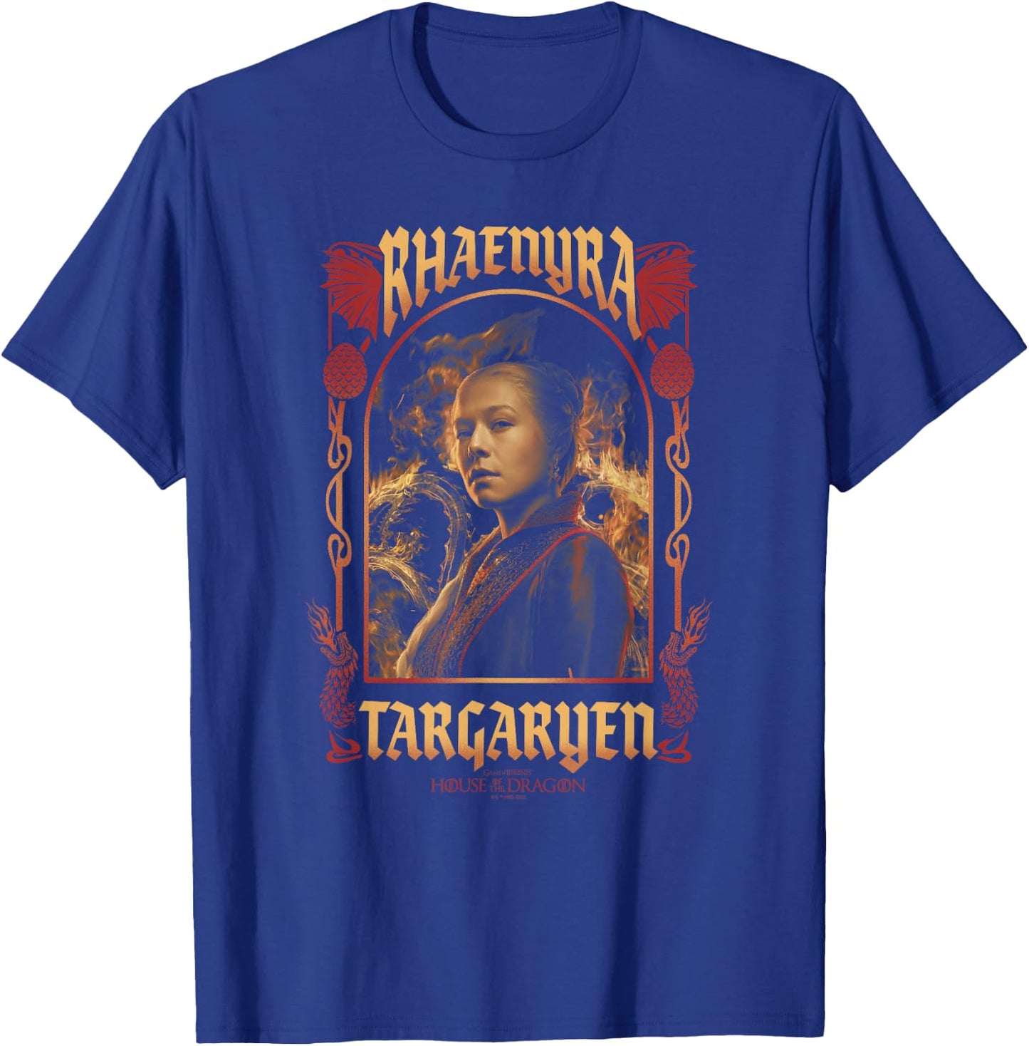 House of the Dragon Rhaenyra Targaryen Nouveau Portrait T-Shirt - T-Shirt | Royal