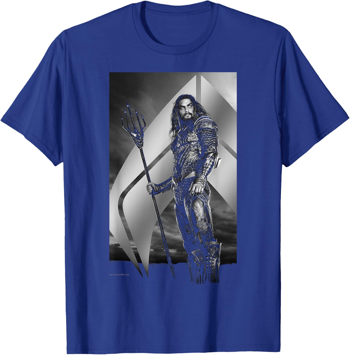 DC Comics Justice League Snyder Cut Aquaman Poster T-Shirt - T-Shirt | Royal