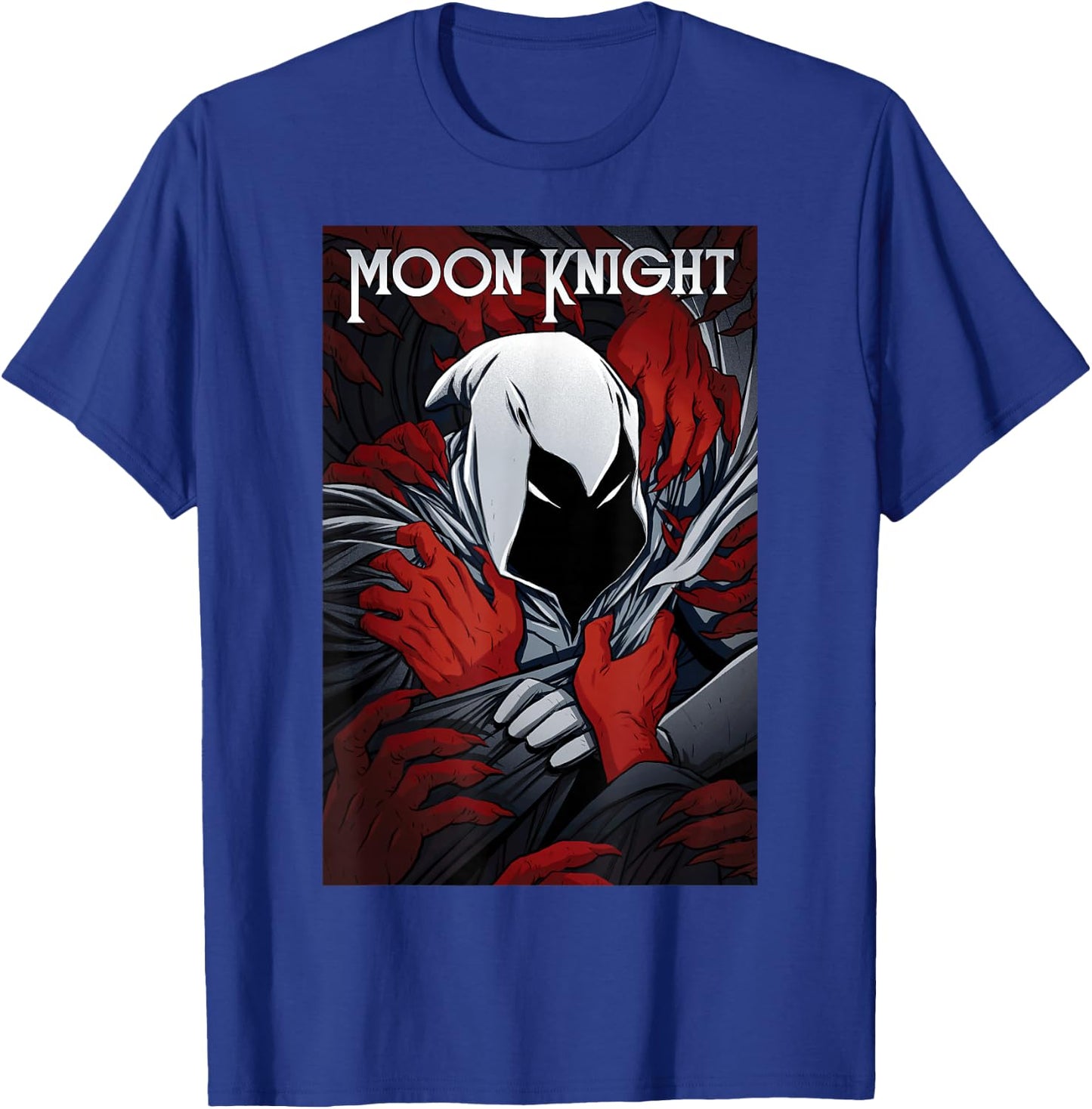 Marvel Moon Knight Choked Comic Cover T-Shirt - T-Shirt | Royal