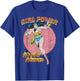 DC Comics Wonder Woman Running Girl Power Text Poster T-Shirt - T-Shirt | Royal