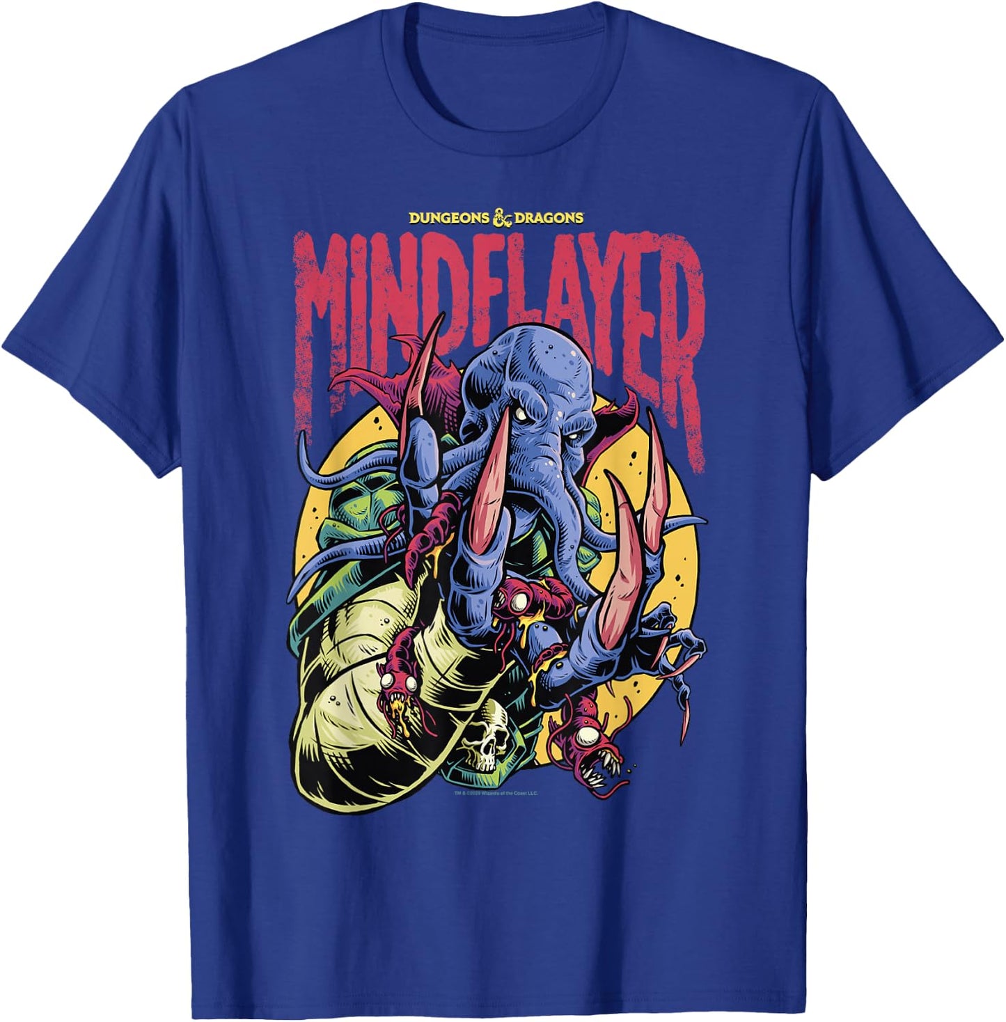 Dungeons & Dragons Mindflayer Logo T-Shirt - T-Shirt | Royal
