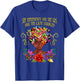 My Black Is Beautiful Black Girl Magic Afro Melanin Woman T-Shirt - T-Shirt | Royal