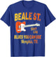 Distressed Beale Street Blues Music Memphis Tennessee T-Shirt - T-Shirt | Royal