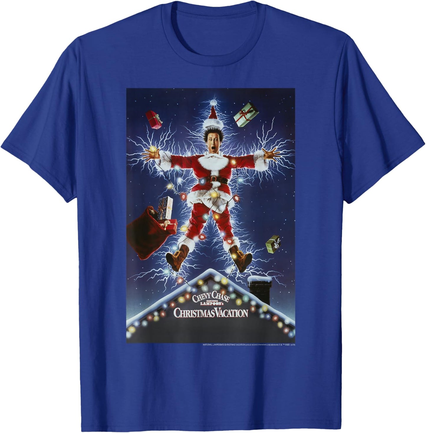 National Lampoon's Christmas Vacation Classic Movie Poster T-Shirt - T-Shirt | Royal