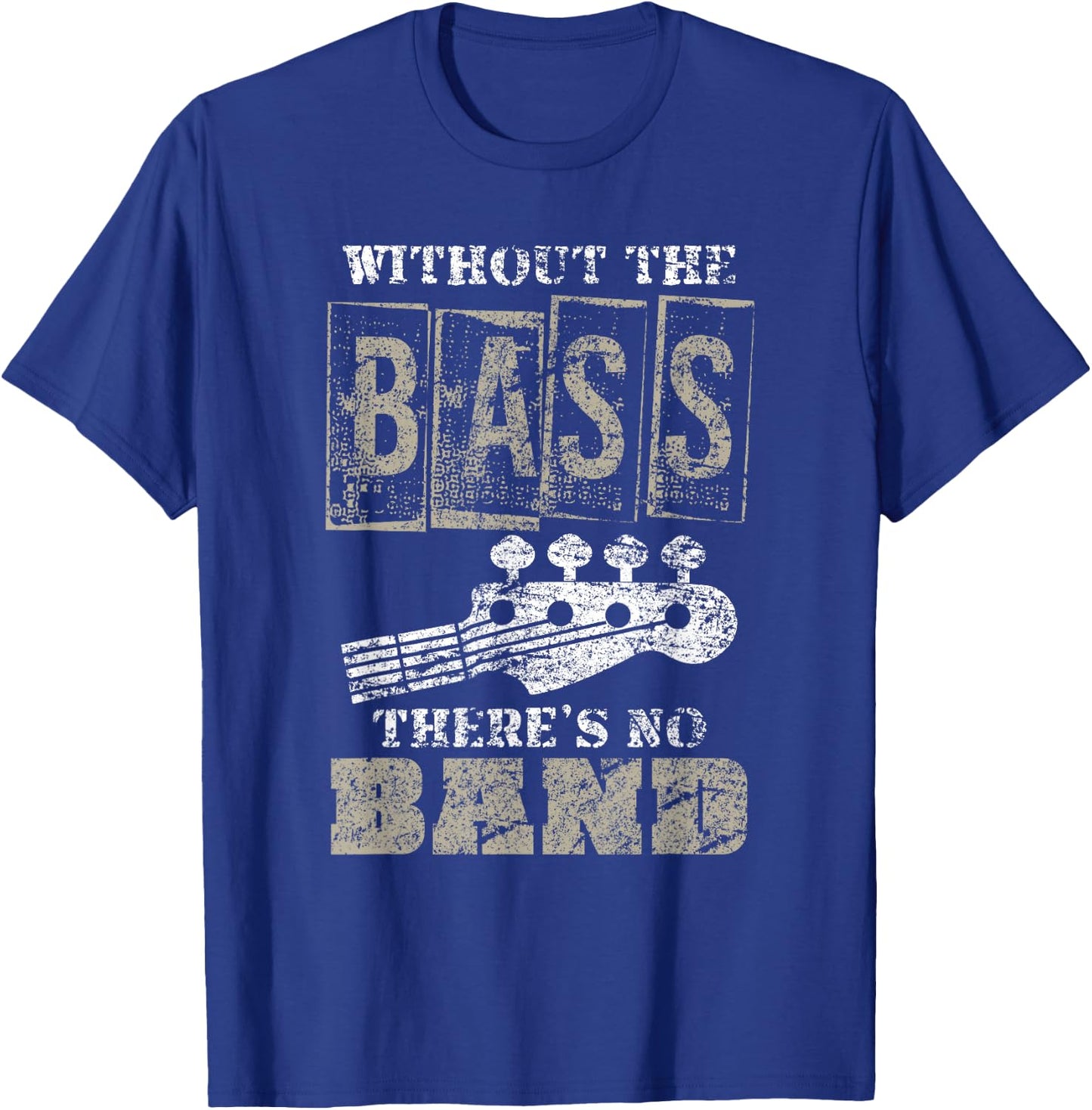 Music Lover Gift Bass Player Bass Guitar T-Shirt - T-Shirt | Royal