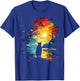 Cat Art Animal Painting Print Graphic Motif Cat T-Shirt - T-Shirt | Royal