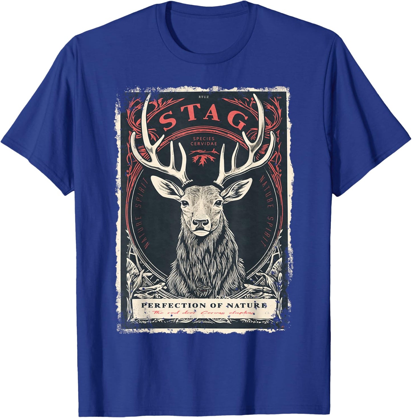 Aesthetic Retro Fashion Vintage Fashion Women Men Streetwear T-Shirt - T-Shirt | Royal