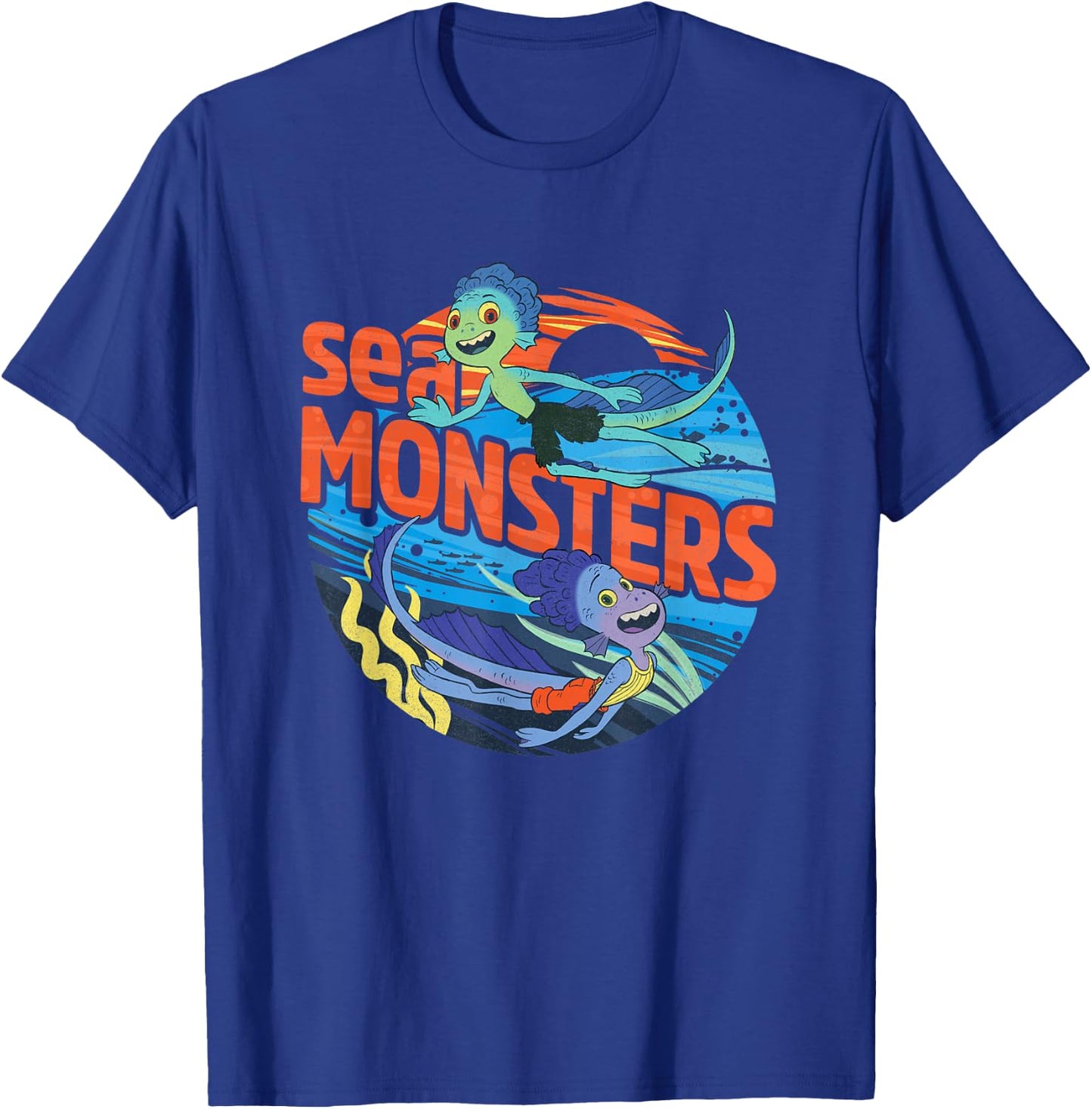 Disney Pixar Luca & Alberto Sea Monsters T-Shirt - T-Shirt | Royal