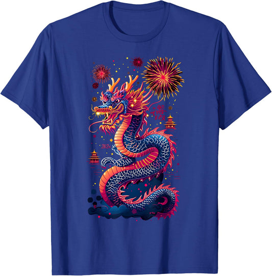 Lunar Chinese New Year 2024 Year of The Dragon 2024 T-Shirt - T-Shirt | Royal