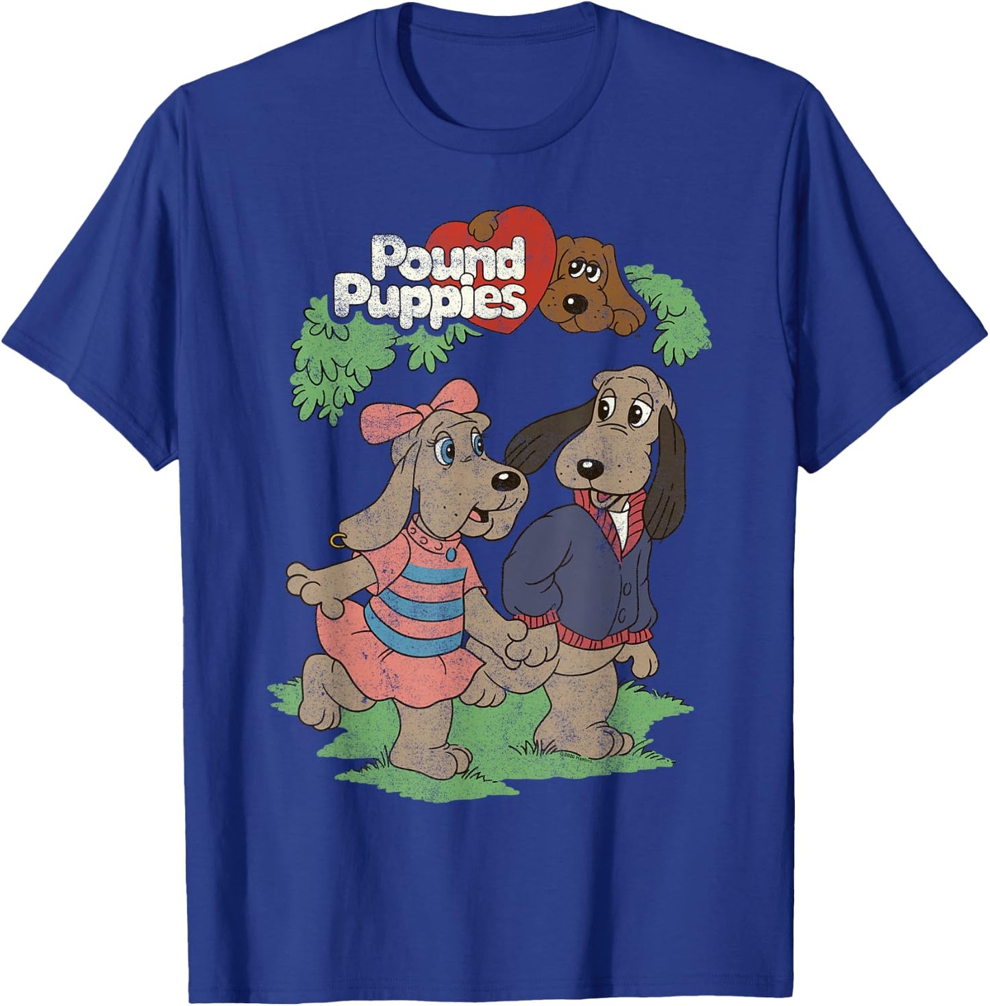 Pound Puppies Valentine's Day Puppy Love Couple Shot T-Shirt - T-Shirt | Royal