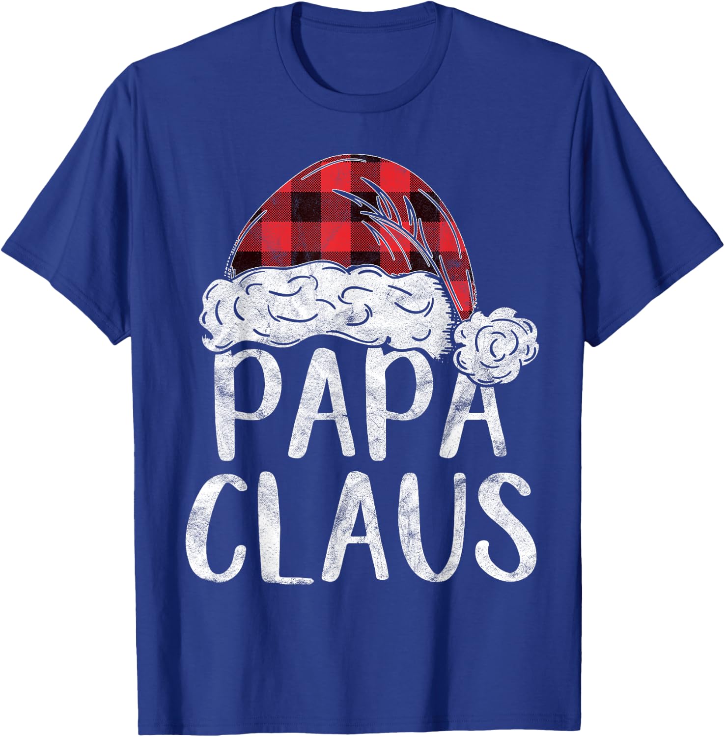 Papa Claus Christmas Costume Gift Santa Matching Family Xmas T-Shirt - T-Shirt | Royal