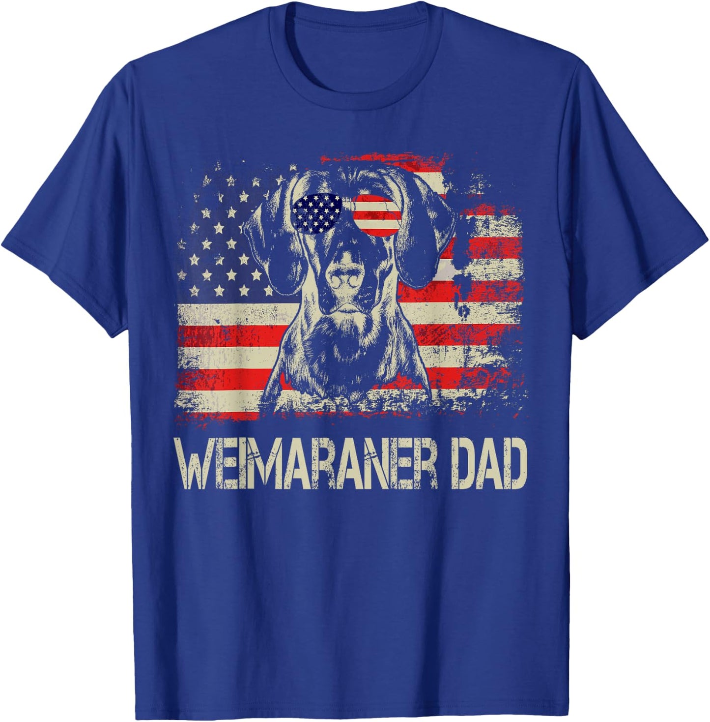 Weimaraner Dad for all who like dogs T-Shirt - T-Shirt | Royal